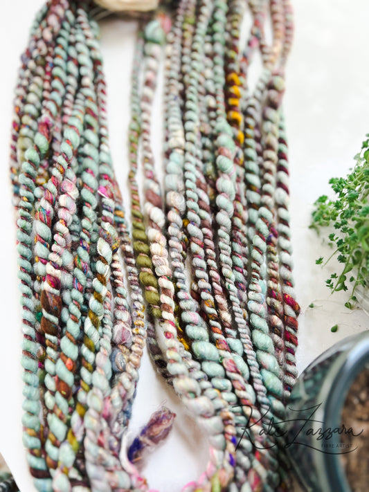 25 yards / Hand Spun Art Yarn