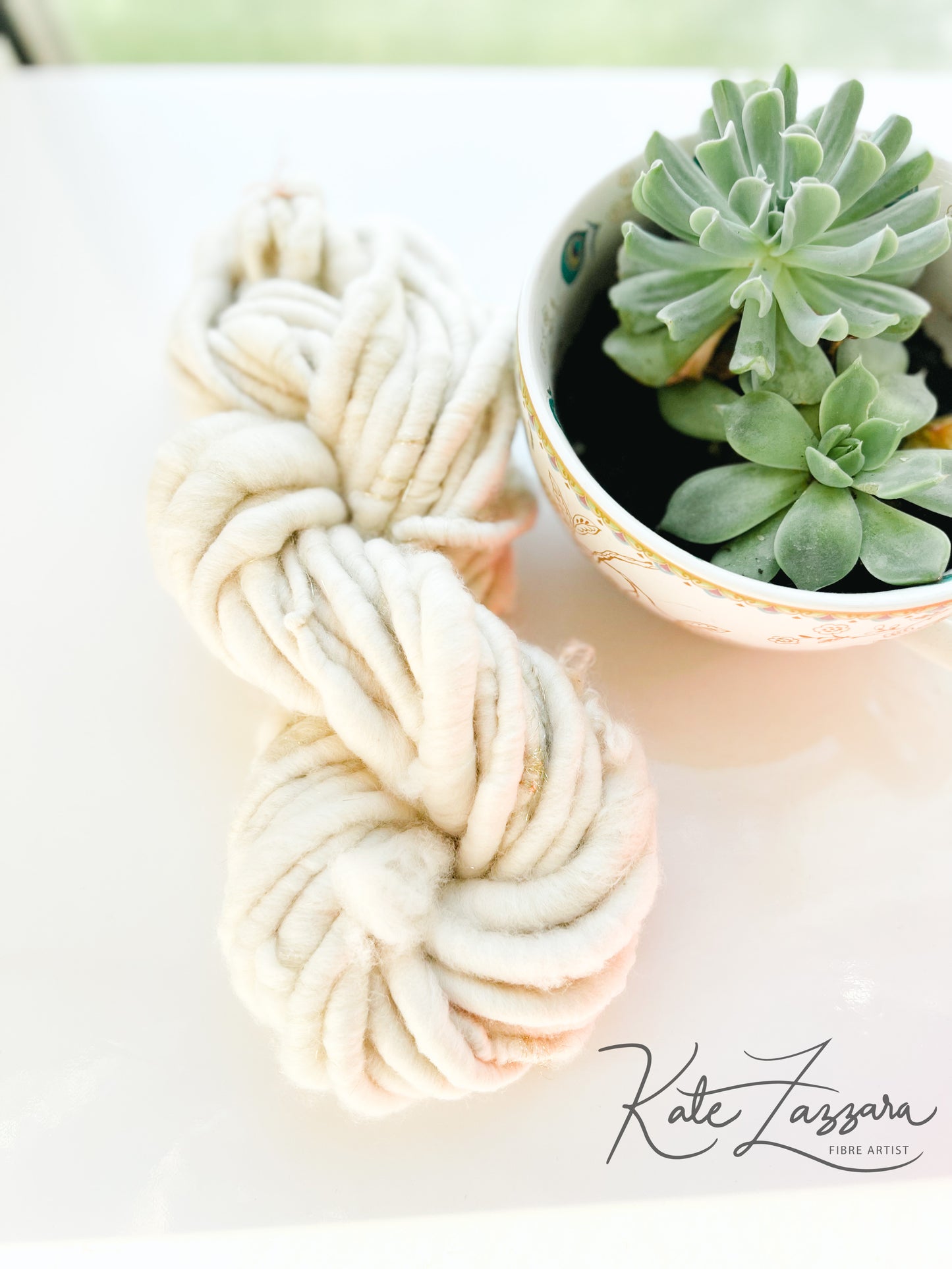 25 yards / Hand Spun Art Yarn