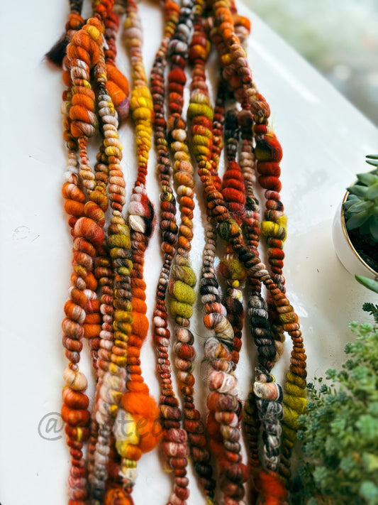5 yards / Hand Spun Art Yarn