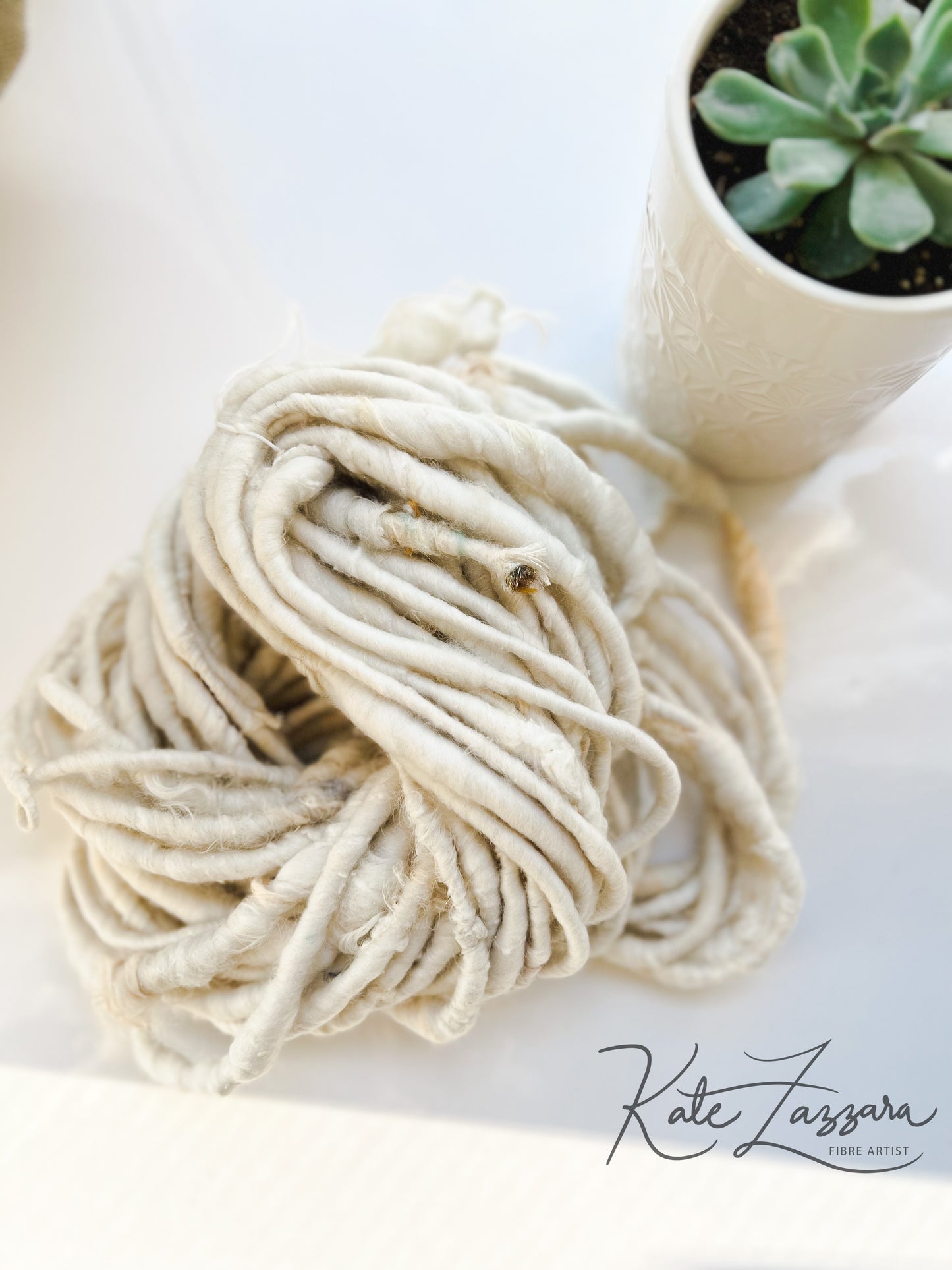 20 yards / Hand Spun Art Yarn