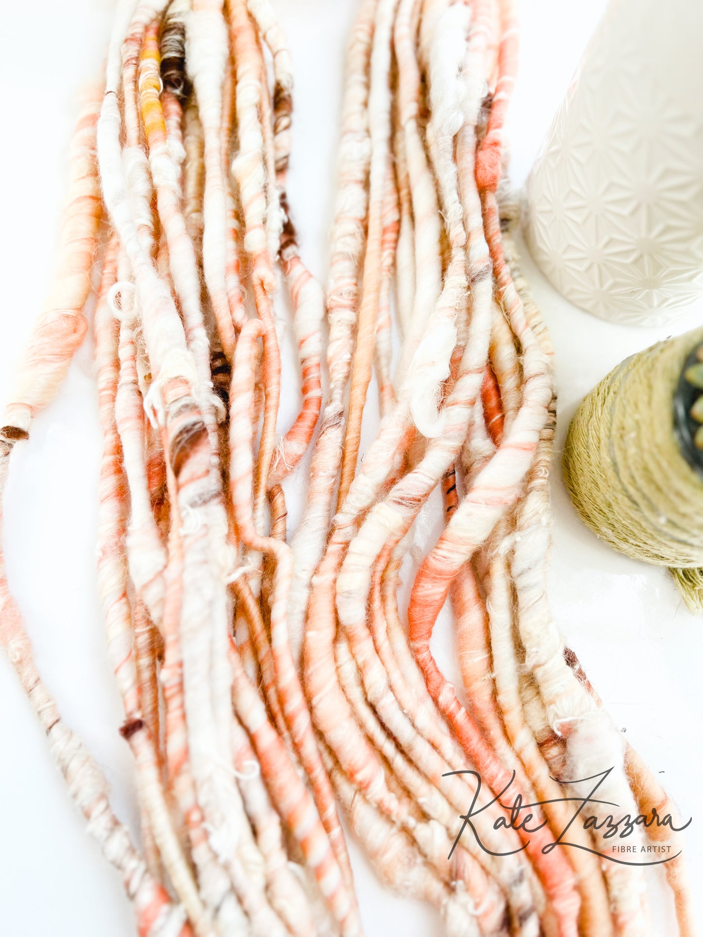 20 yards / Hand Spun Art Yarn