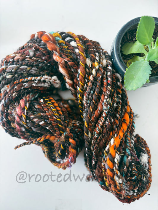 30 yards / Hand Spun Art Yarn
