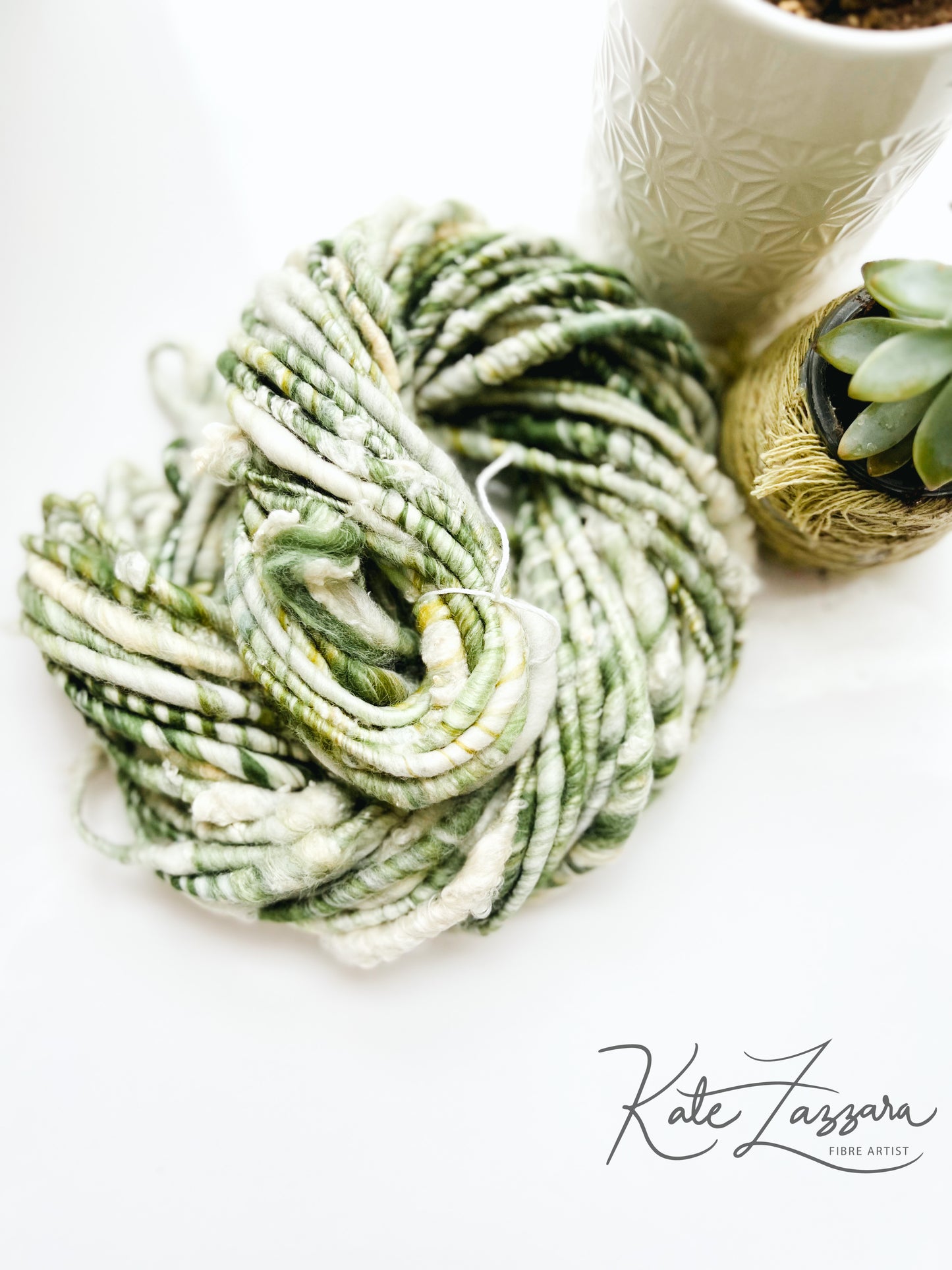 20 yards / Hand Spun Art Yarn