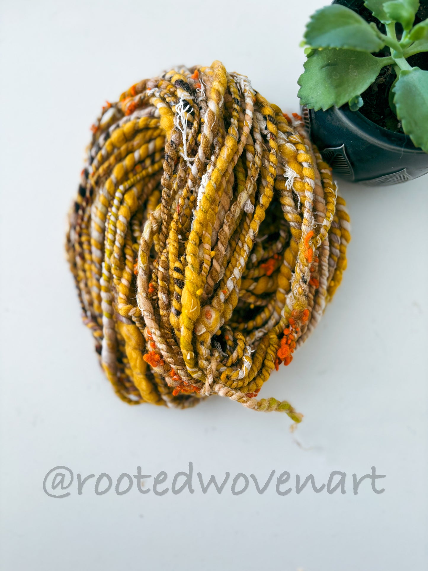 25 yards / Hand Spun Art Yarn