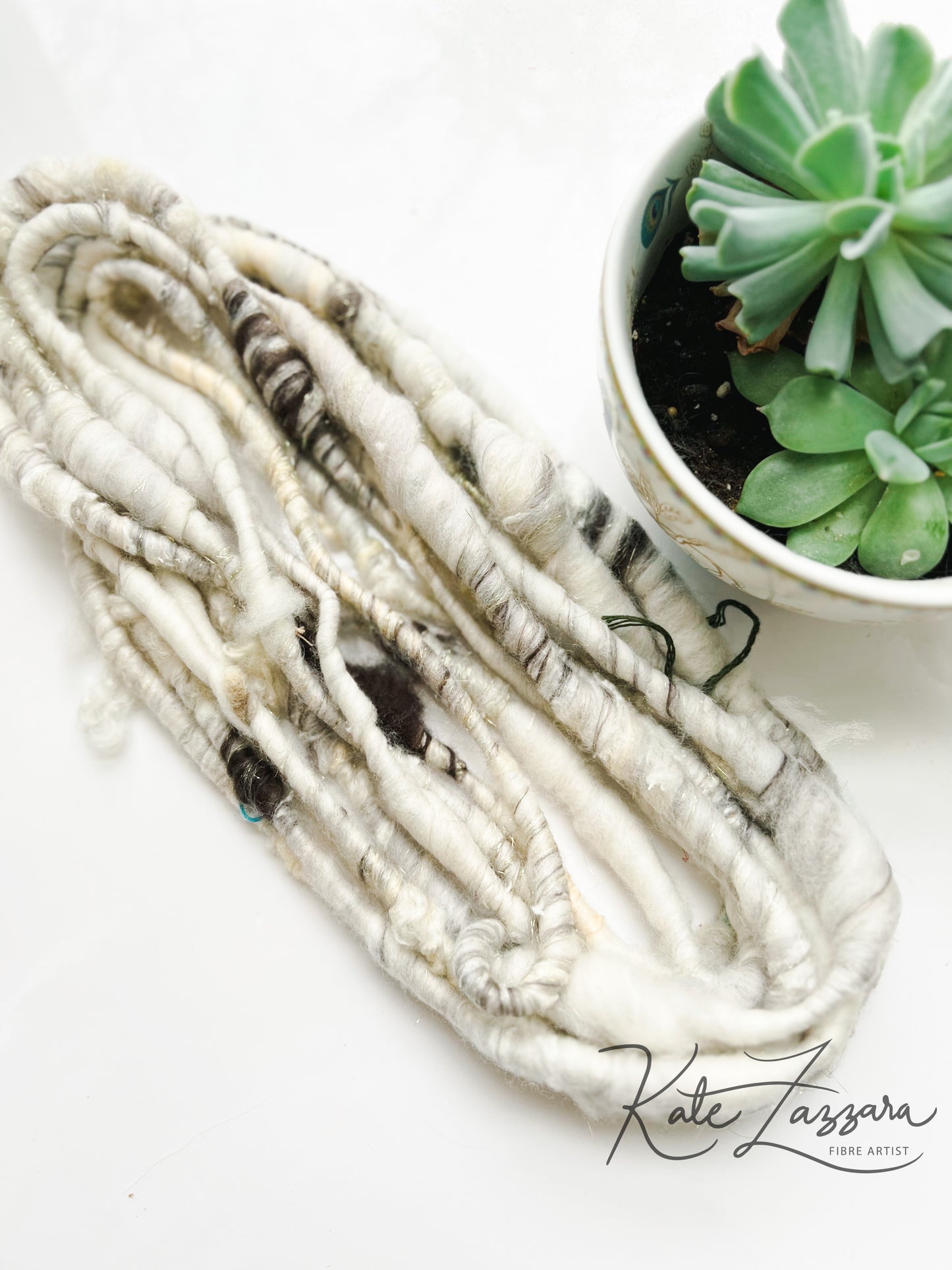 20 yards / Hand Spun Art Yarn
