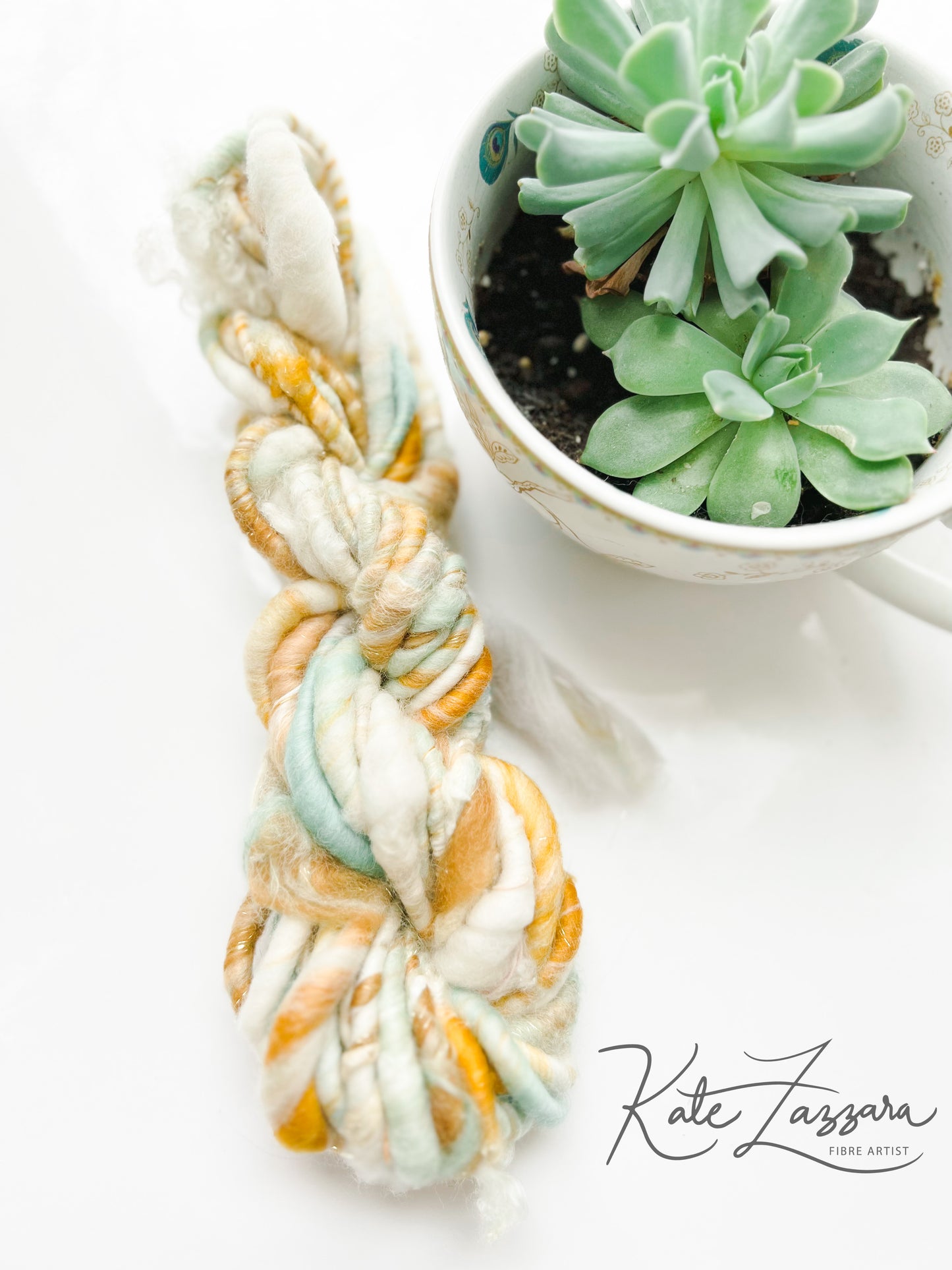 20 yards / Hand Spun Art Yarn
