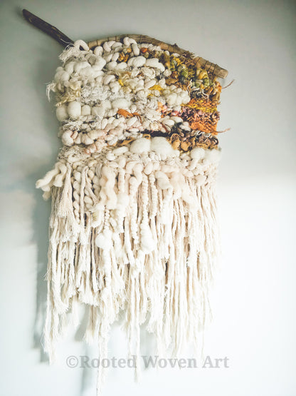 Bloom / Woven Wall Hanging / Tapestry