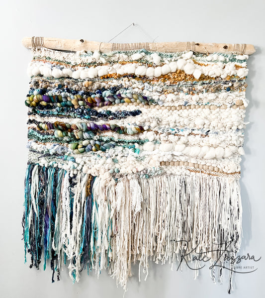 Crosswinds. Woven Wall Hanging, Tapestry