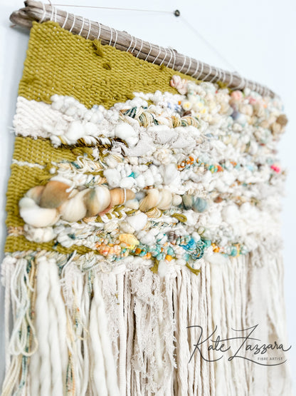 Shallow Waters / Woven Wall Hanging / Wall Art / Tapestry